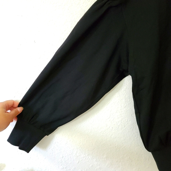 CAbi Chance Zip Up Bomber Jacket Black Small - Picture 3 of 10